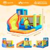 Doctor Dolphin Inflatable Water Slide Bounce House, Inflatable Bounce House for Big Kids, Water Slide for Kids Backyard, Inflatable Water Park Bouncy House with Blower for Outdoor Party view 4