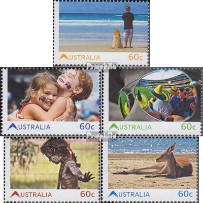 Australia 3587-3591 (Complete.Issue.) unmounted Mint/Never hinged ** MNH 2011 Photowettbewerb (Stamps for Collectors) Other Mammals (Monkeys/Dinosaurs/Elephants ...)
