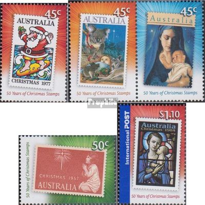 Australia 2907.2908-2909 Couple, 2910-2911 (Complete.Issue.) unmounted Mint/Never hinged ** MNH 2007 Christmas (Stamps for Collectors) Christmas