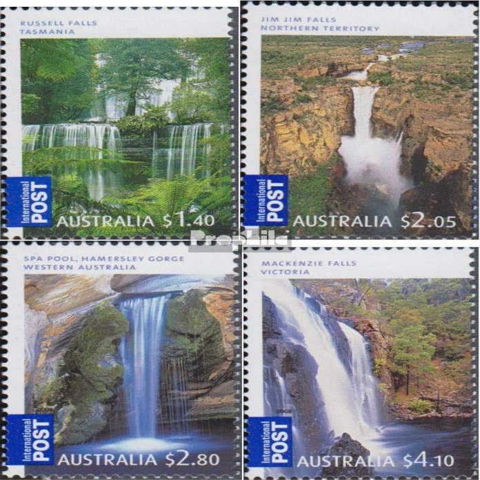 Australia 3077-3080 (Complete.Issue.) unmounted Mint/Never hinged ** MNH 2008 Waterfalls (Stamps for Collectors) Landscapes