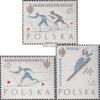 Poland 1294C-1296C (Complete.Issue.) unmounted Mint/Never hinged ** MNH 1962 Ski (Stamps for Collectors) Winter Sports (Skiing/ice Hockey/Bobsleigh ...) view 1