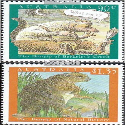 Australia 1415-1416 Couple,1417-1418 (Complete.Issue.) unmounted Mint/Never hinged ** MNH 1994 Bunyips (Stamps for Collectors) Other Mammals (Monkeys/Dinosaurs/Elephants ...)