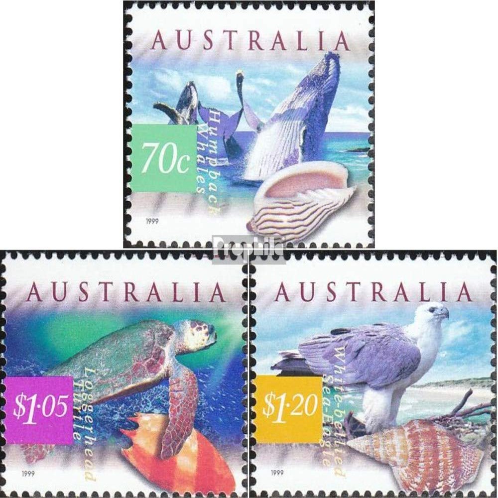 Australia 1831,1832-1833 Couple, 1834-1835 (Complete.Issue.) unmounted Mint/Never hinged ** MNH 1999 Animals (Stamps for Collectors) Amphibians/Reptiles/Dinosaurs
