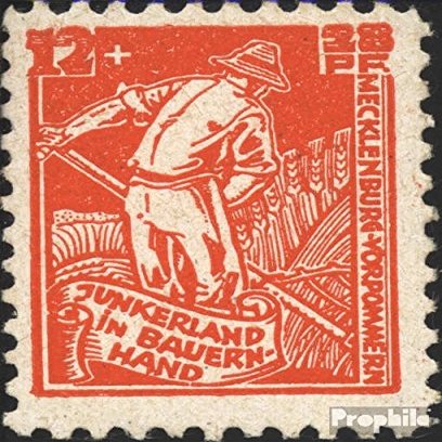 Soviet Zone (All.cast.) 25b Tested fine Used/Cancelled 1945 Land Reform (Stamps for Collectors)