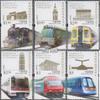 Hong Kong 1575-1580 (Complete.Issue.) 2010 100 Years Railway (Stamps for Collectors) Trains/Railway/funicular view 1