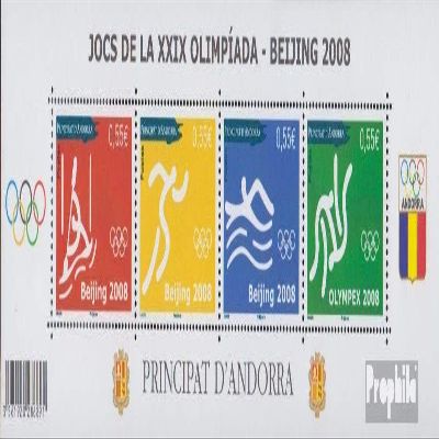 Andorra - French Post block3 (Complete.Issue.) unmounted Mint/Never hinged ** MNH 2008 Sports (Stamps for Collectors) Sports Other