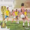 Brazil block59 (Complete.Issue.) unmounted Mint/Never hinged ** MNH 1983 Stamp Exhibition (Stamps for Collectors) Soccer view 1