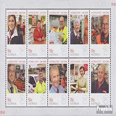 Australia 3299-3308 Sheetlet (Complete.Issue.) unmounted Mint/Never hinged ** MNH 2009 Post (Stamps for Collectors) Cars/Road Traffic