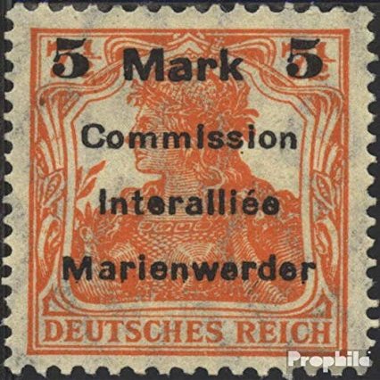 Kwidzyn 25 Tested 1920 Germania (Stamps for Collectors)