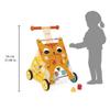 Janod Wooden Activity Baby Walker Cat - 21.1" Tall - Ages 12 Months+ - J08005 One Color view 3