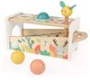 Janod Pure Tap Pastel Wooden Xylophone Pounding Bench with Cherry Wood Balls & Bee Shaped Hammer for Ages 12+ Months (J05155) view 3