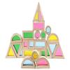 Andreu Toys TY-006 24 Pcs. Small Rainbow Blocks Wooden Puzzles, Multicoloured view 1
