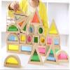 Andreu Toys TY-006 24 Pcs. Small Rainbow Blocks Wooden Puzzles, Multicoloured view 4