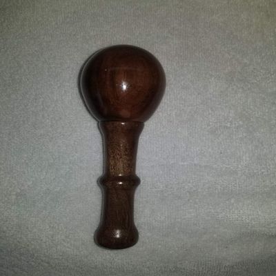BLACK WALNUT BABY RATTLE