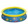 Summer Waves P1000515C167 5ft x 15in Inflatable Quick Set Pool w/Ocean Print view 1
