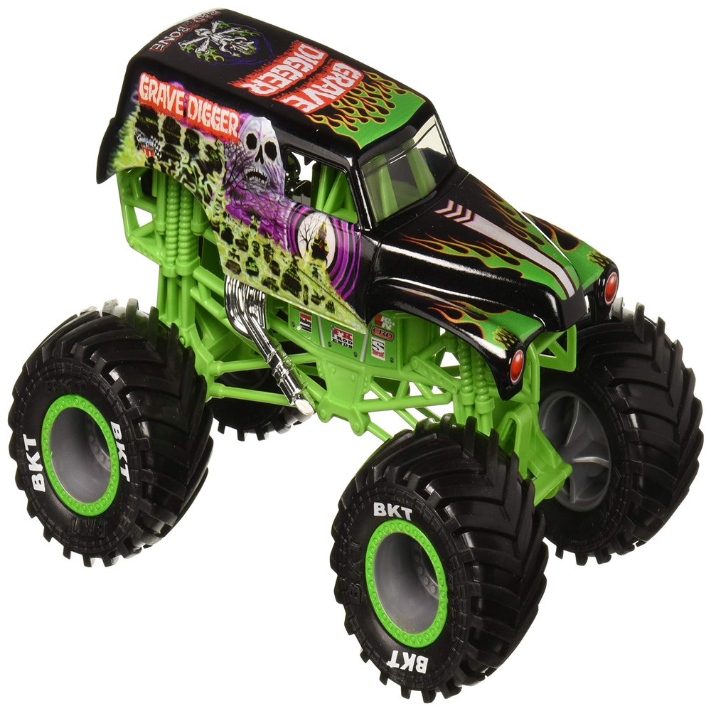 Monster Jam 6047171 1:24 Scale Diecast Grave Digger, Multicolour