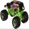 Monster Jam 6047171 1:24 Scale Diecast Grave Digger, Multicolour view 2