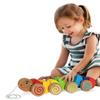 Eichhorn 100003447 Nachziehtier-100003446 Pull-Along Caterpillar with Movement, 32 cm Long, Beech Wood, Colourful view 2