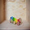 Eichhorn 100003447 Nachziehtier-100003446 Pull-Along Caterpillar with Movement, 32 cm Long, Beech Wood, Colourful view 3