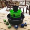 BULZiBUCKET 6-Piece Replacement Bags by Water Sports - Next-Generation Cornhole - Beach Games, Green/Black view 2