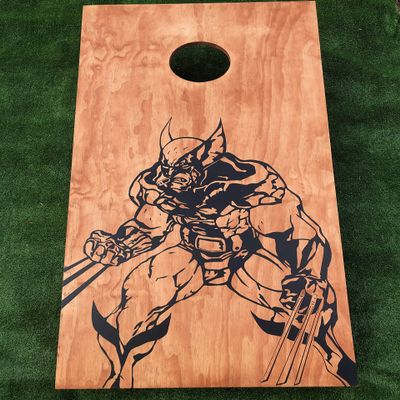Wolverine Cornhole Board