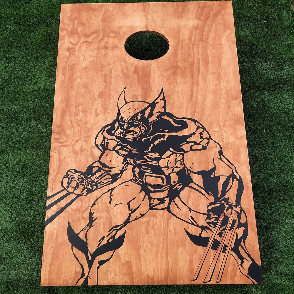 Wolverine Cornhole Board