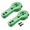 uxcell Aluminum Servo Horn 25T M3 Thread Green, for Futaba Savox Xcore HL HSP HD Power Go Tech,2pcs view 1