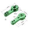 uxcell Aluminum Servo Horn 25T M3 Thread Green, for Futaba Savox Xcore HL HSP HD Power Go Tech,2pcs view 3