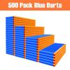 Compatible with Nerf Darts Bullets - 1000 PCS Darts Refill Pack Compatible with Nerf N-Strike Elite Series Guns Party Supplies, Universal Dart Ammo Pack for Toy Gun with Storage Bag (Red and Blue) view 2