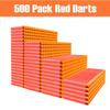 Compatible with Nerf Darts Bullets - 1000 PCS Darts Refill Pack Compatible with Nerf N-Strike Elite Series Guns Party Supplies, Universal Dart Ammo Pack for Toy Gun with Storage Bag (Red and Blue) view 3