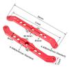 uxcell Aluminum Servo Arms Double Arm 23T 4-40# Thread Red, for 3 Inch JR view 3