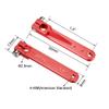 uxcell Aluminum Servo Arms Single Arm 25T 4-40# Thread Red, for 1.5 Inch Futaba view 3