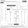 Swing Set Stuff Inc. Trapeze Bar with Rings and Uncoated Chain, Pink view 3