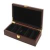 DA VINCI Mahogany Personalized Wood Poker Case with 100 Chip Capacity (Chips not included) (Aces) view 2