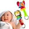 CHAFIN Baby Soft Rattles Shaker, Infant Developmental Hand Grip Baby Toys, Cute Stuffed Animal with Sound for 3 6 9 12 Months and Newborn Gift(2 Pack) view 1