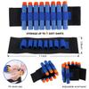 Compatible with Nerf Guns Darts - 20 PCS Party Supplies Toy Gun Accessories Wrist Ammo Holders EVA Soft Bullets Gun Wrist Belt Band Strap Compatible with Nerf N-strike Elite Series Blasters (No Darts) view 2