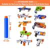 POKONBOY Compatible with Nerf Darts Bullets - 1200 PCS Refill Bullet Darts Compatible with Nerf Guns N-Strike Elite Series Gun Toys for Boys Party Favors with Storage Bags(Red and Blue) view 4