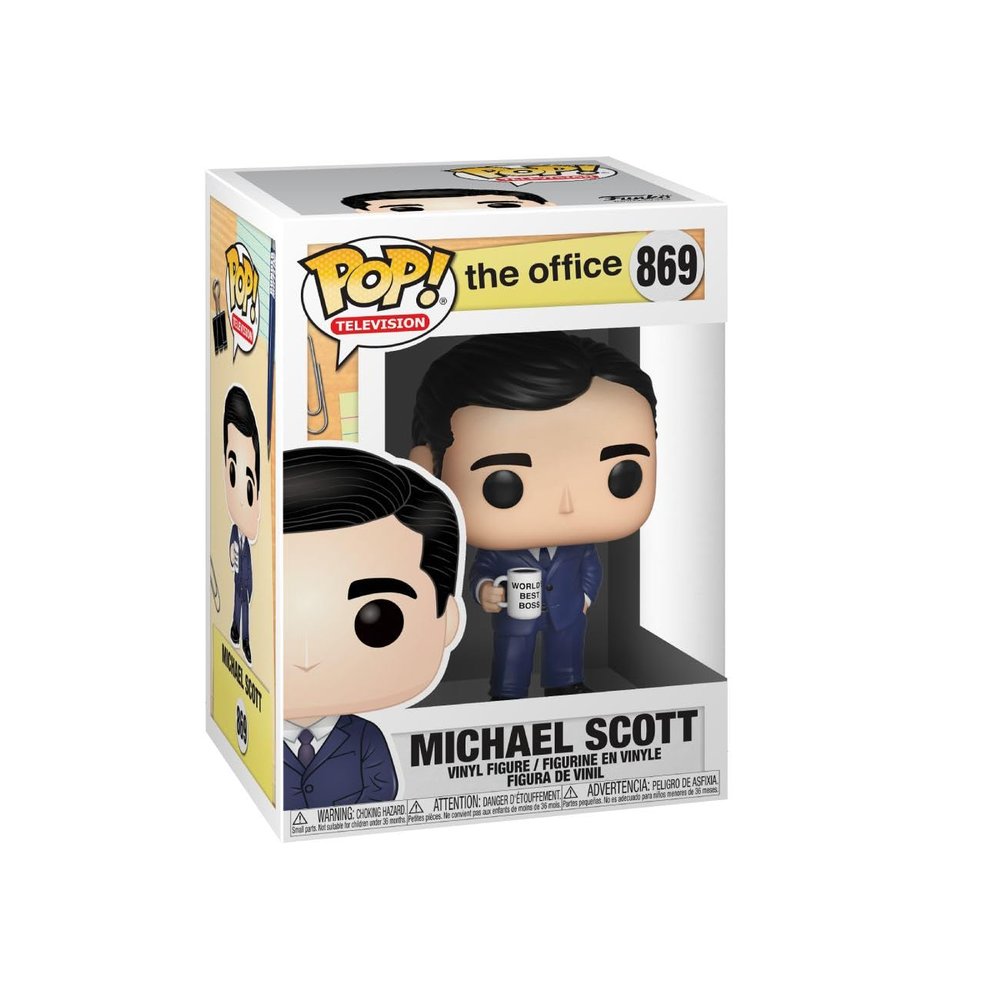 Funko Pop TV: The Office - Michael Scott - Collectable Vinyl Figure - Gift Idea - Official Merchandise - Toys for Kids & Adults - Comedy Fans - Model Figure for Collectors and Display