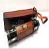 24" Antique Brown Solid Brass Hexagon Style Telescope Nautical Vintage Spyglass Leather Box view 4