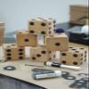 Barn Star Yardzee Dice Stencil Kit, Outdoor Dice Yard Game - Reusable - Giant Wood Dice view 4