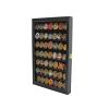 flag connections Lockable Military Challenge Coin Casino Poker Chip Display Case Cabinet Rack Shadow Box view 1