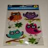 Greenbrier International Jot Jumbo Owl Handmade Stickers - Set of 6 view 1
