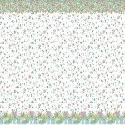 Dollhouse Miniature Wallpaper, Spring Pallette, Pastel, 3 pc #MG220D2