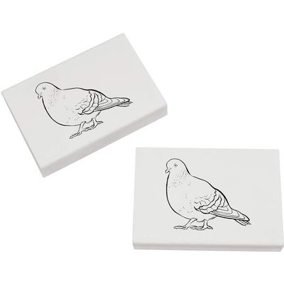 Azeeda 2 x 45mm 'Pigeon' Erasers/Rubbers (ER00020837)
