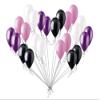 24 pc Black Purple White Pink Vampirina Inspired Latex Balloons Party Decoration Birthday view 1