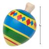 Fiesta Spin Top Toys - Set of 12 Wooden Tops - Cinco de Mayo Party Favors and Value Toys view 2