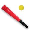 Aoneky Min Foam Baseball Bat and Ball for Toddler - Indoor Soft Super Safe T Ball Bat Toys Set for Kids Age 2 Years Old, Best Gift for Children, 16.5 inch (Red Bat and Yellow Ball) view 1