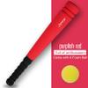 Aoneky Min Foam Baseball Bat and Ball for Toddler - Indoor Soft Super Safe T Ball Bat Toys Set for Kids Age 2 Years Old, Best Gift for Children, 16.5 inch (Red Bat and Yellow Ball) view 3