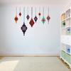 100yellow Vinyl PVC Diwali Wall Sticker, 90 x 60 cm, Multicolour view 2