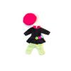 Miniland - Clothes for 12 5/8 inches Doll, Clothing Accessory for Dolls, Cold Weather Leggings, Top and Hat view 1